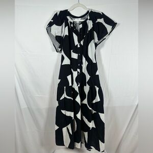 Time and Tru Black and White XXXL Summer Dress